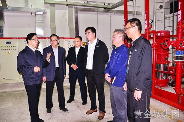 集团领导带队前往黄金城集团工业区检查安全生产